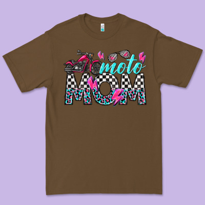 Moto Mom Premium Tee Designed By Texasbilliewilder