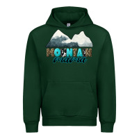 Forest Green Mountain Mama Urban Hoodie - CowGirlArtShop