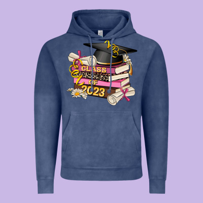 Class Of 2023 Graduated Vintage Hoodie Designed By Adodesignshop