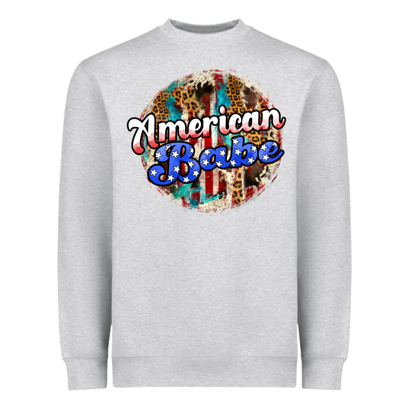 American Babe Heavyweight Sweatshirt by JahusDesignShop | Teevron