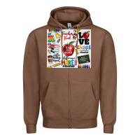 Chestnut teacher Zipper Hoodie - MaliasSmallBusiness