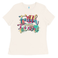 Bone faith over fear Ladies Tee - Zillion Design Studio