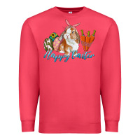 Cardinal happy easter bunny carrots and eggs Premium Sweatshirt - RanaPortraitStore