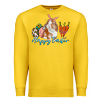 Lemon happy easter bunny carrots and eggs Premium Sweatshirt - RanaPortraitStore