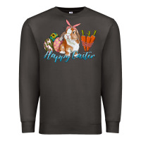 Smoke happy easter bunny carrots and eggs Premium Sweatshirt - RanaPortraitStore