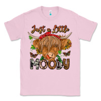 Bubblegum Pink Just a Little Moody Classic Tee - CowhideDigitalArt