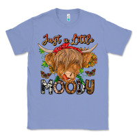 Colony Blue Just a Little Moody Classic Tee - CowhideDigitalArt