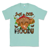 Seafoam Just a Little Moody Classic Tee - CowhideDigitalArt