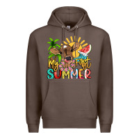 Coffee My first summer baby cow Premium Hoodie - NancyCooperArtShop