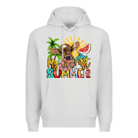 Dove Grey My first summer baby cow Premium Hoodie - NancyCooperArtShop