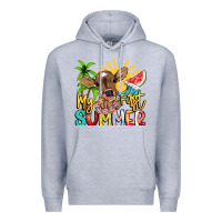 Heather Grey My first summer baby cow Premium Hoodie - NancyCooperArtShop