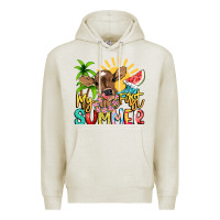 Oatmeal Heather My first summer baby cow Premium Hoodie - NancyCooperArtShop