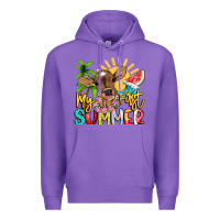 Purple My first summer baby cow Premium Hoodie - NancyCooperArtShop