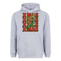Heather Grey xmas lightning bolt Heavyweight Hoodie - Jasminsmagicworld