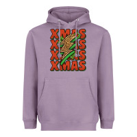 Lavender xmas lightning bolt Heavyweight Hoodie - Jasminsmagicworld