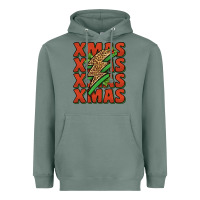 Sage xmas lightning bolt Heavyweight Hoodie - Jasminsmagicworld