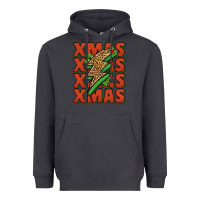 Smoke xmas lightning bolt Heavyweight Hoodie - Jasminsmagicworld