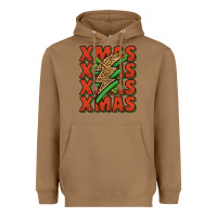 Toasted Coconut xmas lightning bolt Heavyweight Hoodie - Jasminsmagicworld