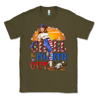 Army Green Chill the fourth out 4th of july Classic Tee - NancyCooperArtShop