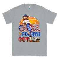 Heather Grey Chill the fourth out 4th of july Classic Tee - NancyCooperArtShop