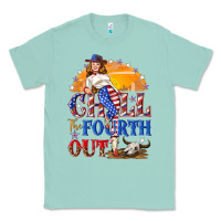 Seafoam Chill the fourth out 4th of july Classic Tee - NancyCooperArtShop