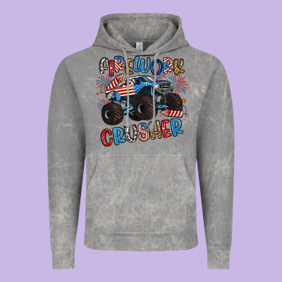 Firework Crusher Vintage Hoodie Designed By Artiststas