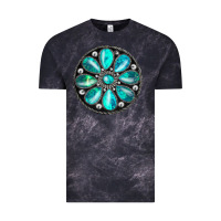 Cloud Black gemstone Vintage Tee - JahusDesignShop