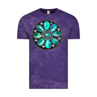 Cloud Purple gemstone Vintage Tee - JahusDesignShop