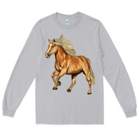 Moon Dust Haflinger Horse Long Sleeve Tee - LillyAllenDesigns