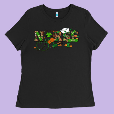 Ladies Tee St. Patrick's Day Nurse