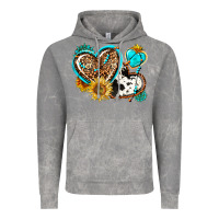 Cloud Rock western leopard pride  hearts Vintage Hoodie - AdoDesignShop