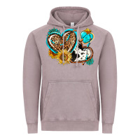 Vintage Zinc western leopard pride  hearts Vintage Hoodie - AdoDesignShop