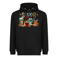 Black senior 2023 coffee cups Heavyweight Hoodie - Jasminsmagicworld
