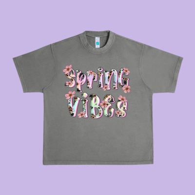 Spring Vibes Urban Heavy Tee Designed By Artiststas