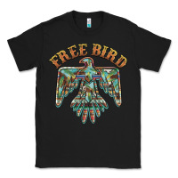 Black free bird feathers thunderbird Classic Tee - BarkalooDesign