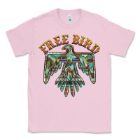 Bubblegum Pink free bird feathers thunderbird Classic Tee - BarkalooDesign