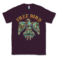 Plum free bird feathers thunderbird Classic Tee - BarkalooDesign