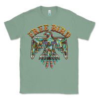 Sage free bird feathers thunderbird Classic Tee - BarkalooDesign
