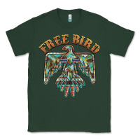 Sports Green free bird feathers thunderbird Classic Tee - BarkalooDesign