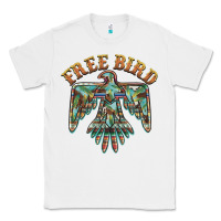 White free bird feathers thunderbird Classic Tee - BarkalooDesign
