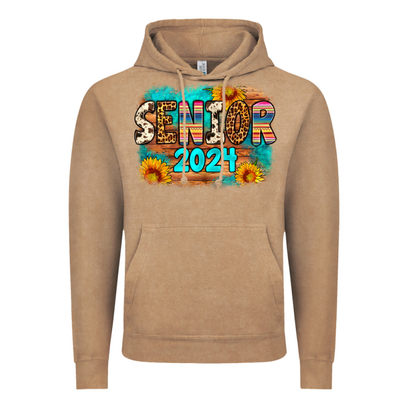 Senior 2024 Vintage Hoodie by Artiststas | Teevron