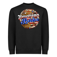 Black american babe Heavyweight Sweatshirt - JahusDesignShop