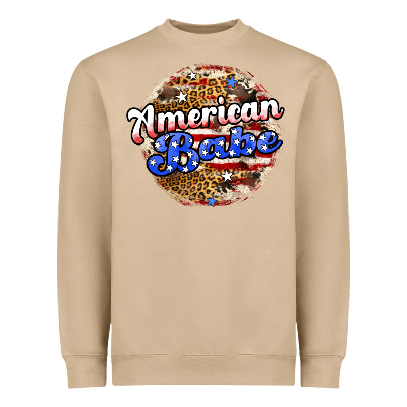 American Babe Heavyweight Sweatshirt by JahusDesignShop | Teevron