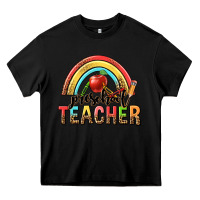 Black preschool teacher Heavy Core Tee - texasbilliewilder