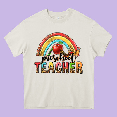 Preschool Teacher Heavy Core Tee Designed By Texasbilliewilder