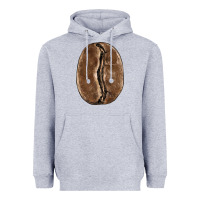 Heather Grey coffee bean Heavyweight Hoodie - BarkalooDesign