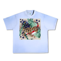 Grape Ice statue of liberty leopard Urban Heavy Tee - BundleAndBundleShop