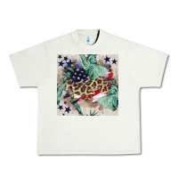 Pistachio statue of liberty leopard Urban Heavy Tee - BundleAndBundleShop