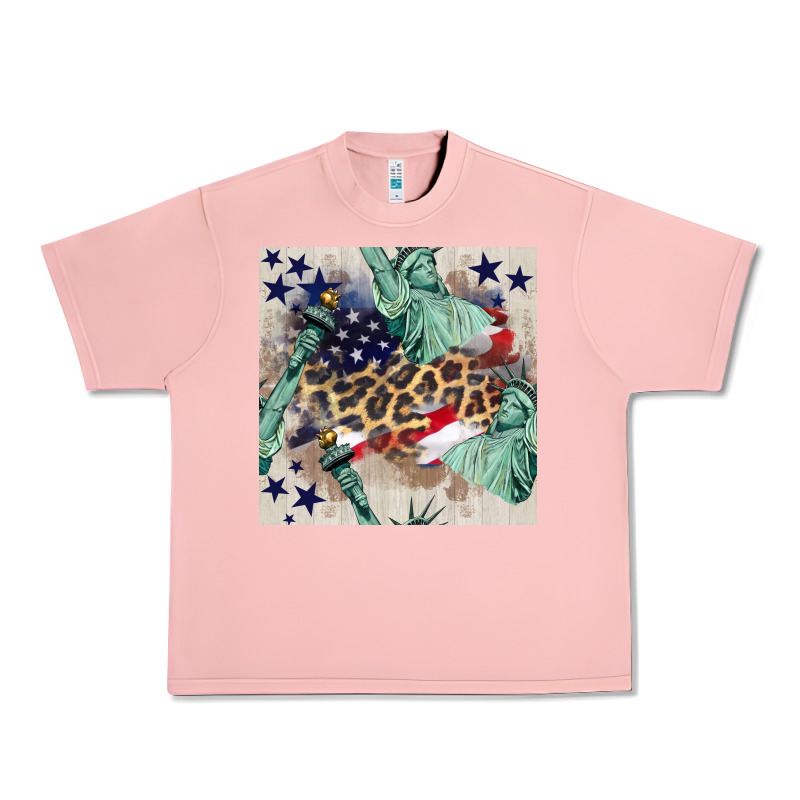 Statue Of Liberty Leopard Urban Heavy Tee by BundleAndBundleShop | Teevron