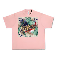 Salmon statue of liberty leopard Urban Heavy Tee - BundleAndBundleShop